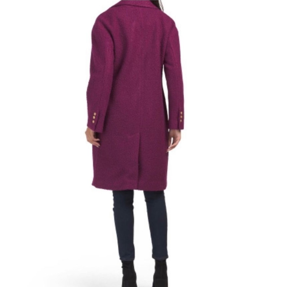 New BCBGMAXAZRIA boucle double breasted coat - Picture 2 of 8